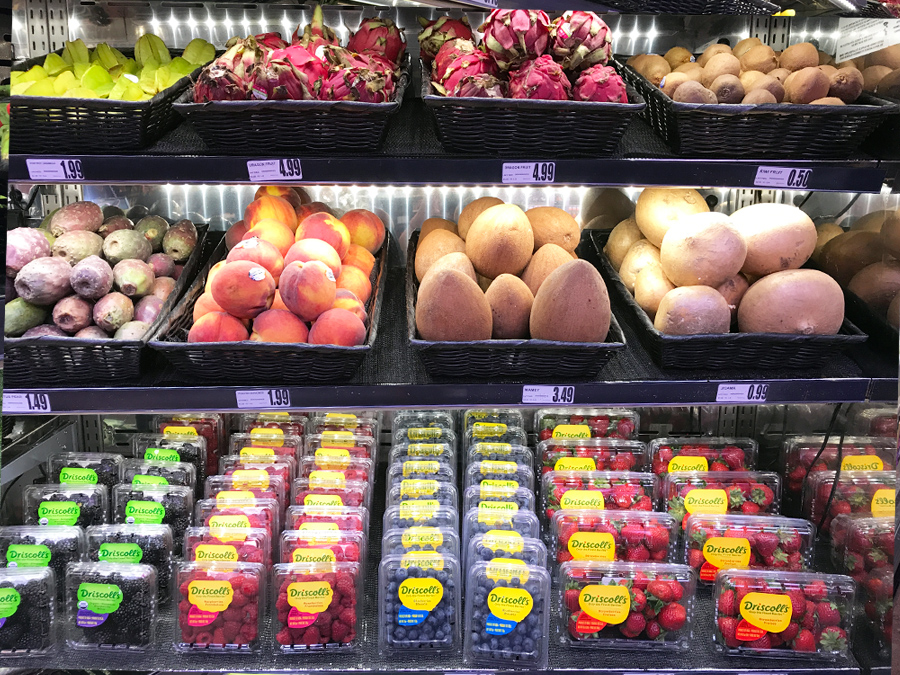 Products from the Produce Department